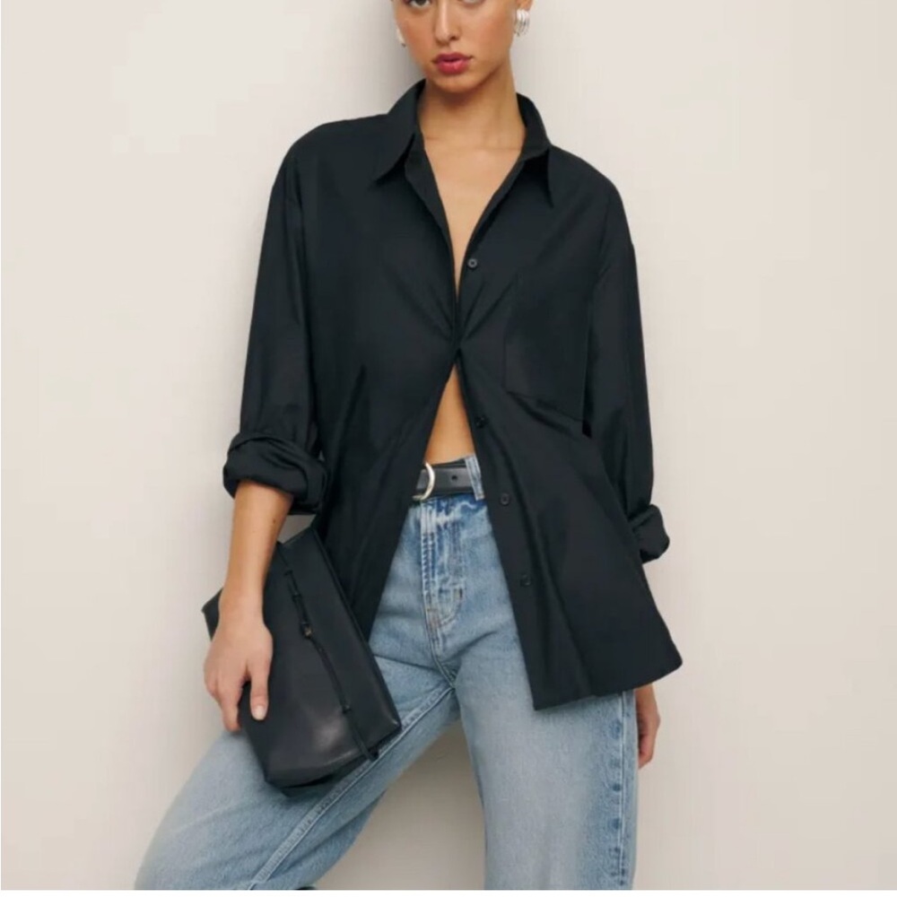 Black Button-Up Shirt